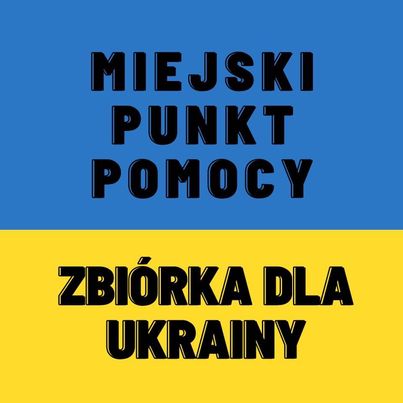 Miejski punk pomocy Ukrainie