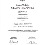 Dyplom dla Kamina